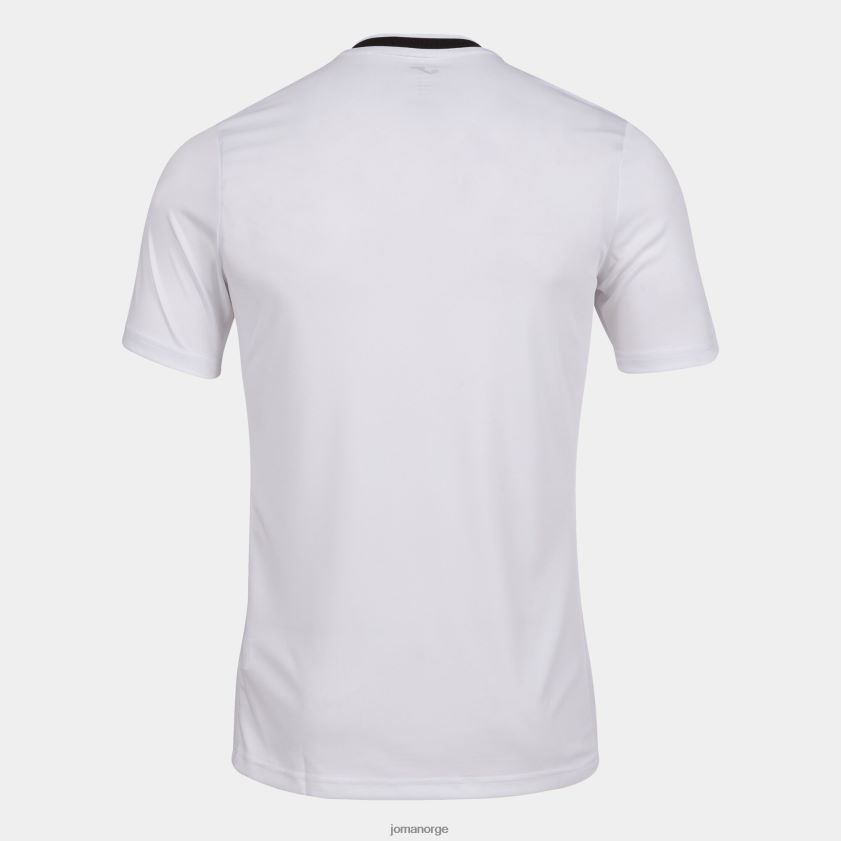 nei Joma skjorte kortermet europa v hvit svart FBD0T01251 menn