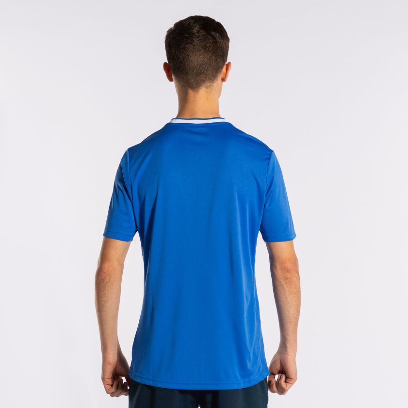 nei Joma skjorte kortermet europa v kongeblå hvit FBD0T03180 menn
