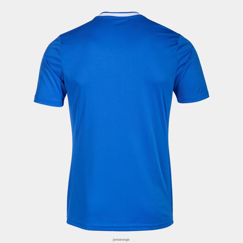 nei Joma skjorte kortermet europa v kongeblå hvit FBD0T03180 menn