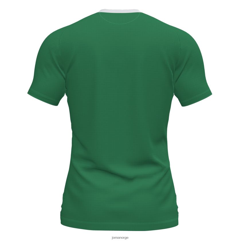 nei Joma skjorte kortermet flagg ii grønn hvit FBD0T04144 menn