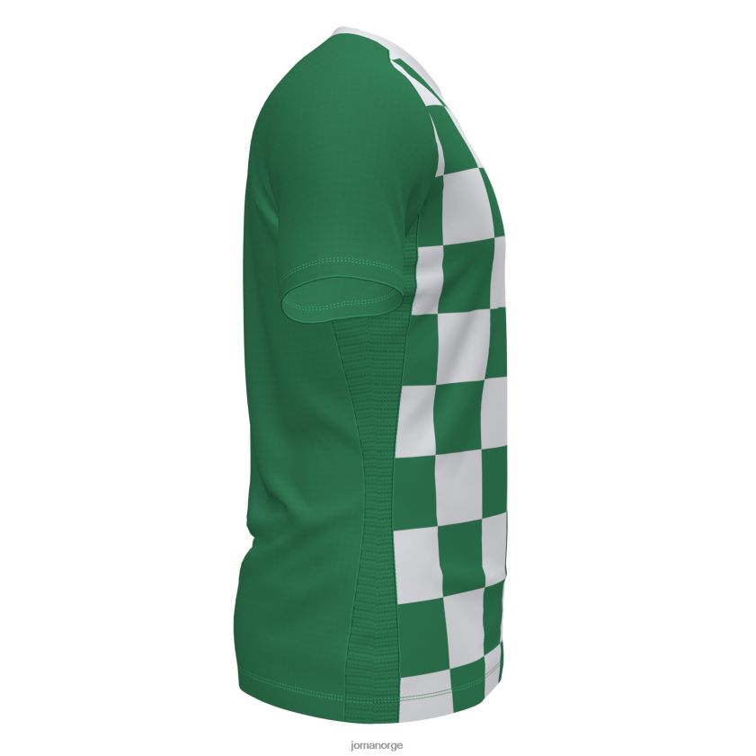 nei Joma skjorte kortermet flagg ii grønn hvit FBD0T04144 menn