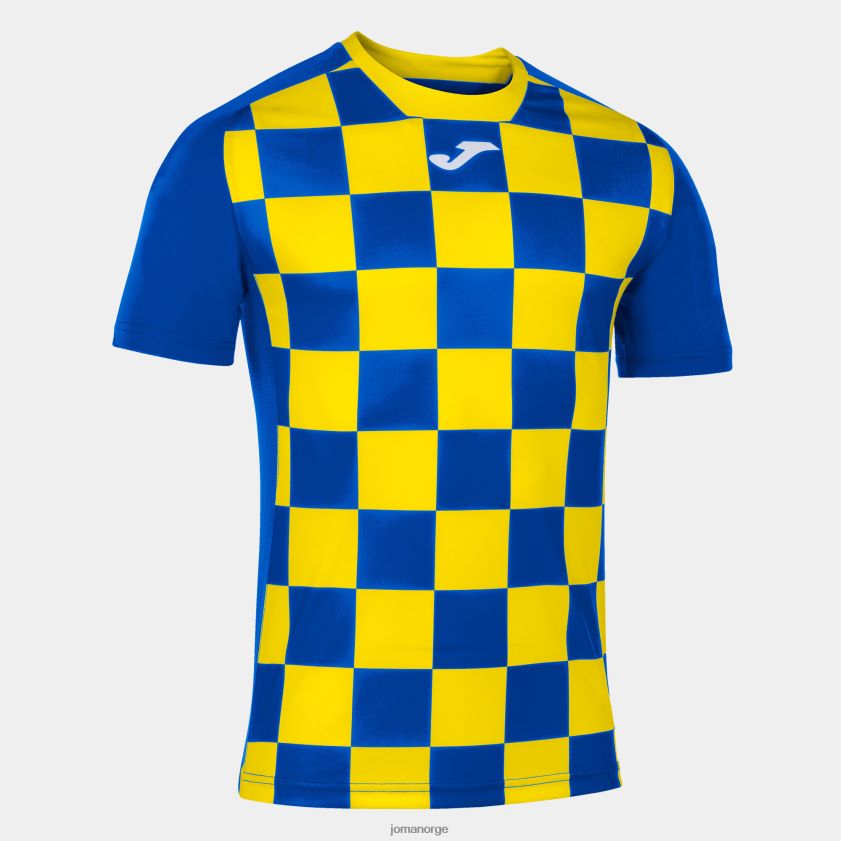 nei Joma skjorte kortermet flagg ii kongeblå gul FBD0T04622 menn