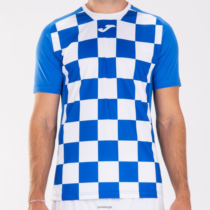 nei Joma skjorte kortermet flagg ii kongeblå hvit FBD0T04146 menn