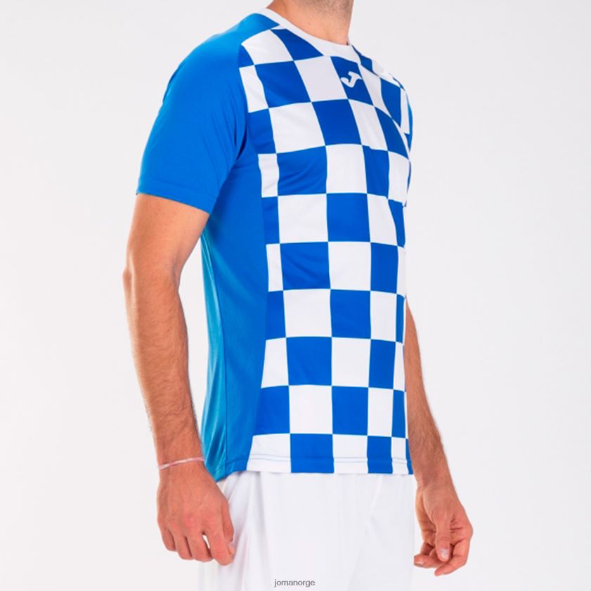 nei Joma skjorte kortermet flagg ii kongeblå hvit FBD0T04146 menn