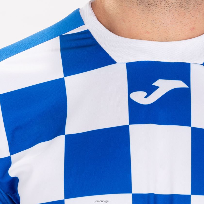 nei Joma skjorte kortermet flagg ii kongeblå hvit FBD0T04146 menn