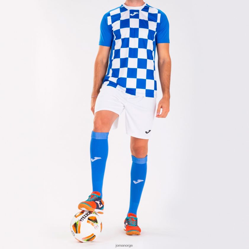 nei Joma skjorte kortermet flagg ii kongeblå hvit FBD0T04146 menn
