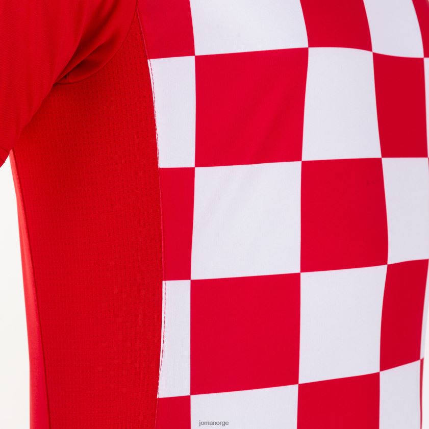 nei Joma skjorte kortermet flagg ii rød Hvit FBD0T01523 menn