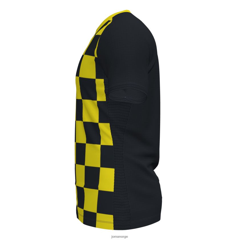 nei Joma skjorte kortermet flagg ii svart gul FBD0T03131 menn