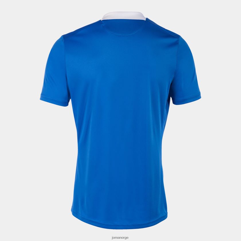 nei Joma skjorte kortermet flagg iii kongeblå hvit FBD0T0241 menn