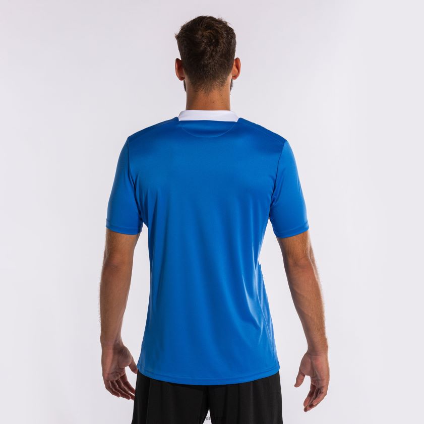nei Joma skjorte kortermet flagg iii kongeblå hvit FBD0T0241 menn
