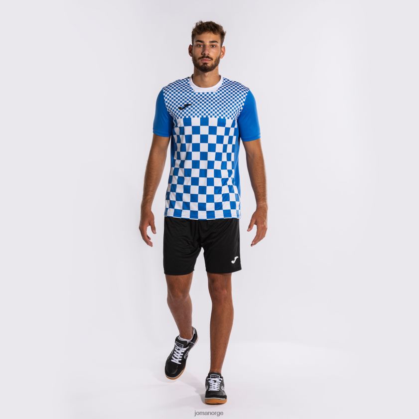 nei Joma skjorte kortermet flagg iii kongeblå hvit FBD0T0241 menn