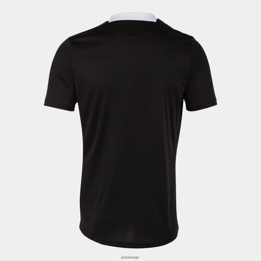 nei Joma skjorte kortermet flagg iii svart hvit FBD0T01360 menn