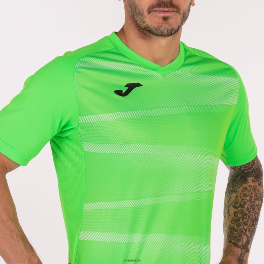 nei Joma skjorte kortermet grafity ii fluorescerende grønn FBD0T03548 menn