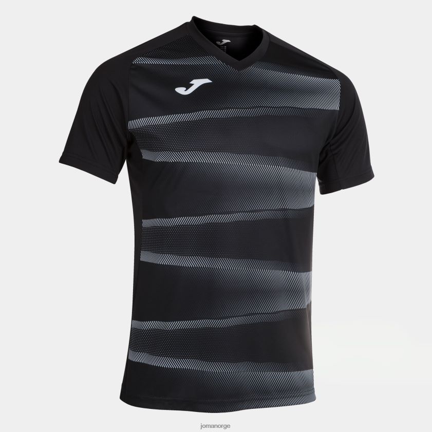 nei Joma skjorte kortermet grafity ii svart FBD0T03304 menn