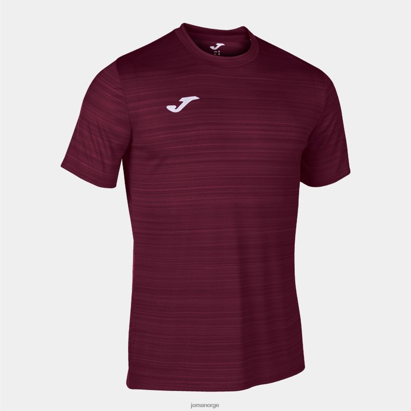 nei Joma skjorte kortermet grafity iii burgunder FBD0T0711 menn