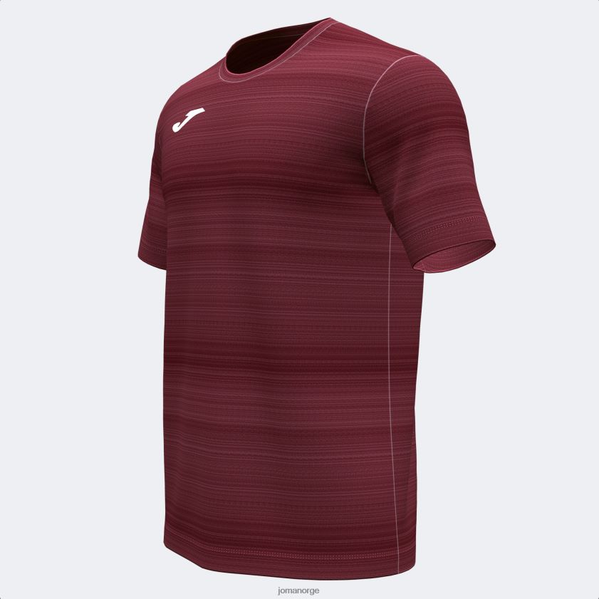 nei Joma skjorte kortermet grafity iii burgunder FBD0T0711 menn