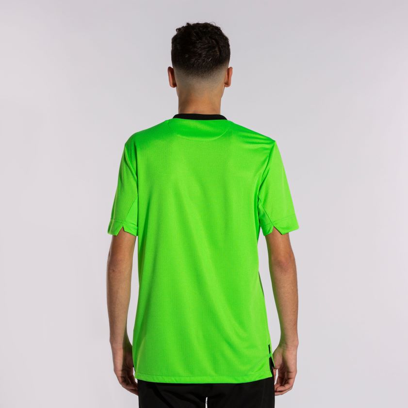 nei Joma skjorte kortermet gull iv fluorescerende grønn svart FBD0T01039 menn