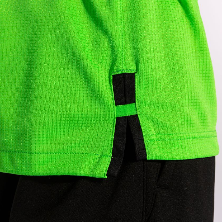 nei Joma skjorte kortermet gull iv fluorescerende grønn svart FBD0T01039 menn