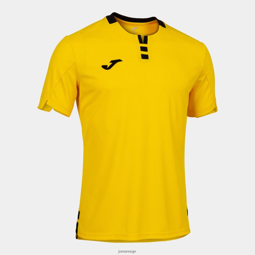 nei Joma skjorte kortermet gull iv gul svart FBD0T04710 menn