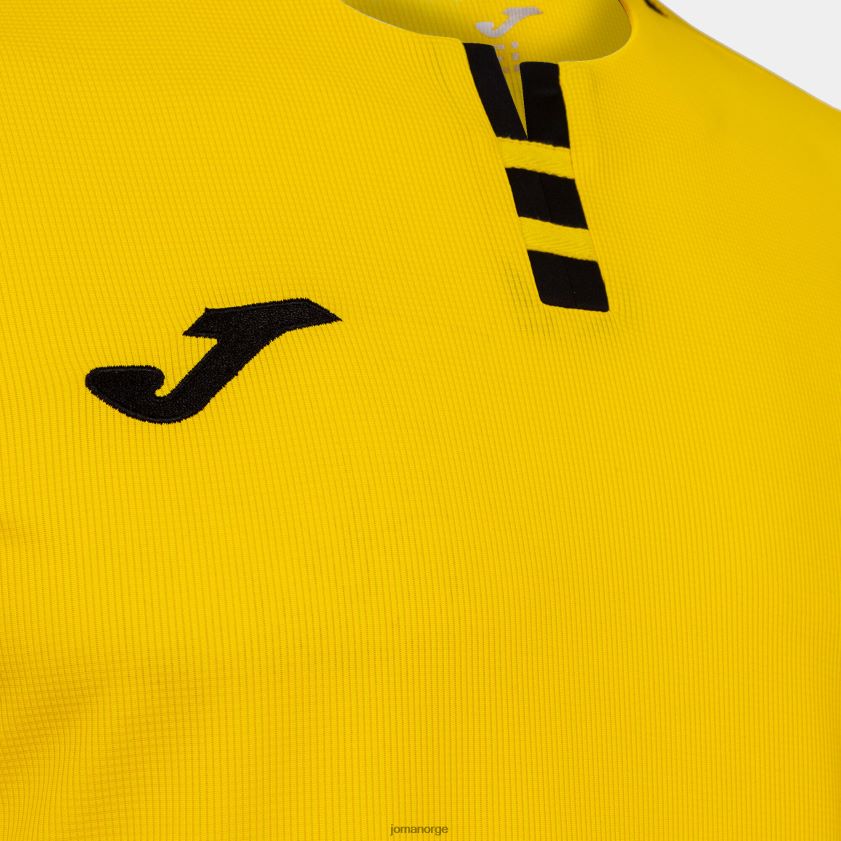 nei Joma skjorte kortermet gull iv gul svart FBD0T04710 menn