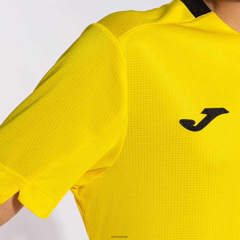 nei Joma skjorte kortermet gull iv gul svart FBD0T04710 menn