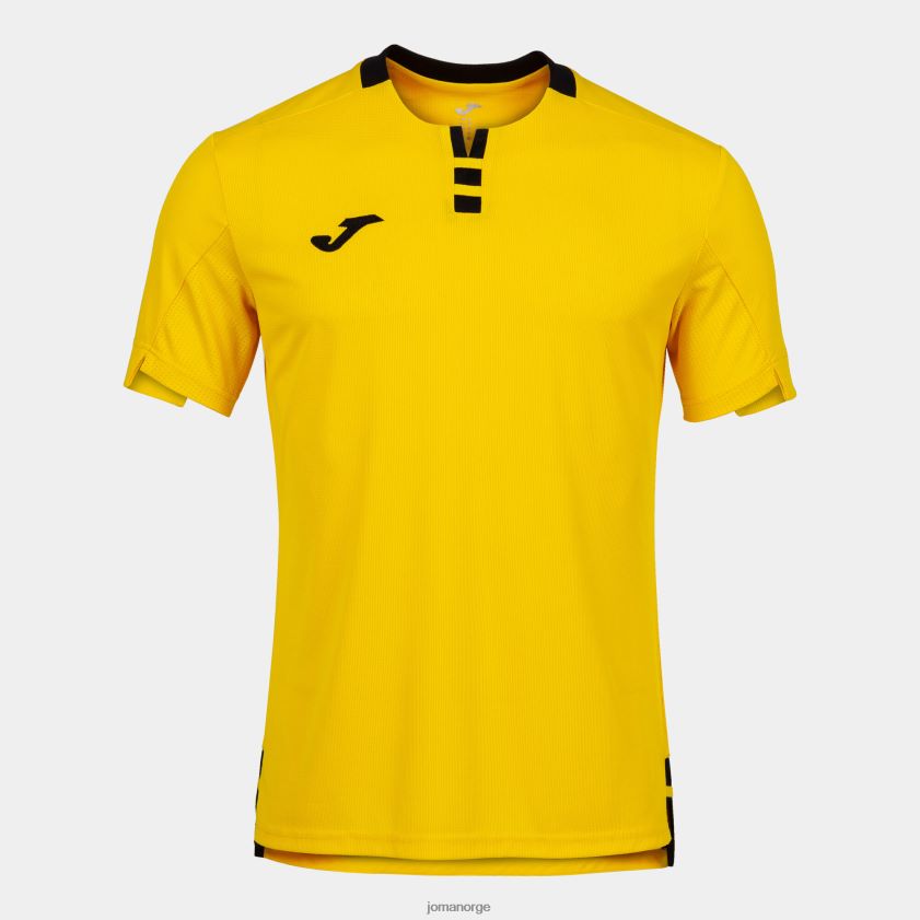 nei Joma skjorte kortermet gull iv gul svart FBD0T04710 menn