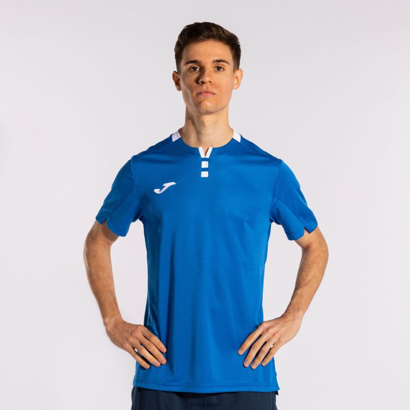nei Joma skjorte kortermet gull iv kongeblå hvit FBD0T01203 menn