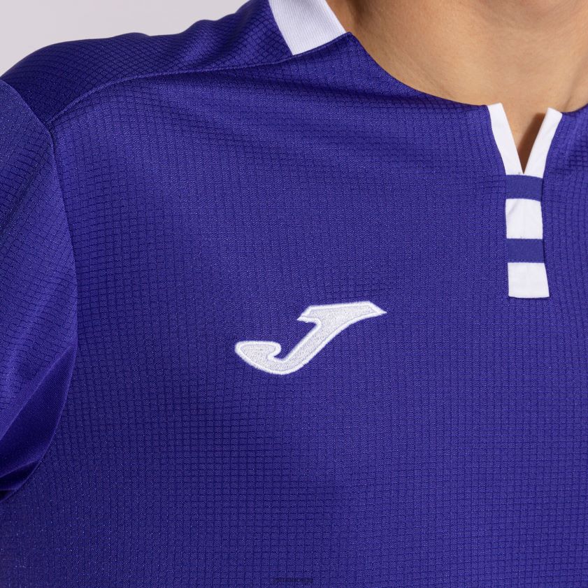 nei Joma skjorte kortermet gull iv lilla hvit FBD0T01046 menn