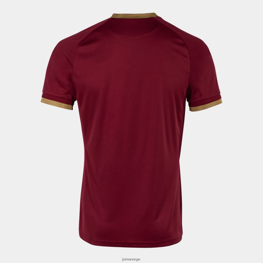 nei Joma skjorte kortermet gull v burgunder FBD0T01136 menn