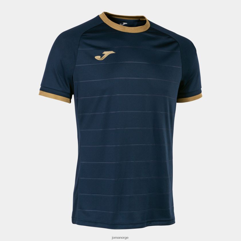 nei Joma skjorte kortermet gull v marineblå FBD0T0871 menn