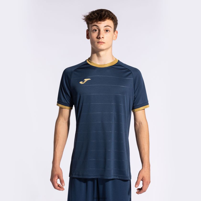 nei Joma skjorte kortermet gull v marineblå FBD0T0871 menn