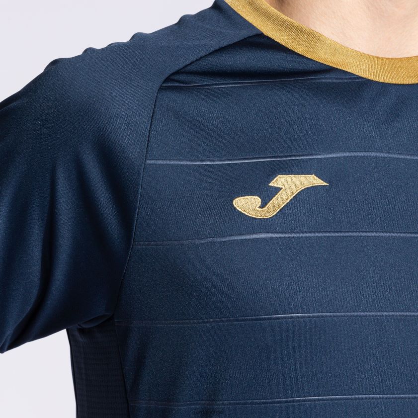 nei Joma skjorte kortermet gull v marineblå FBD0T0871 menn