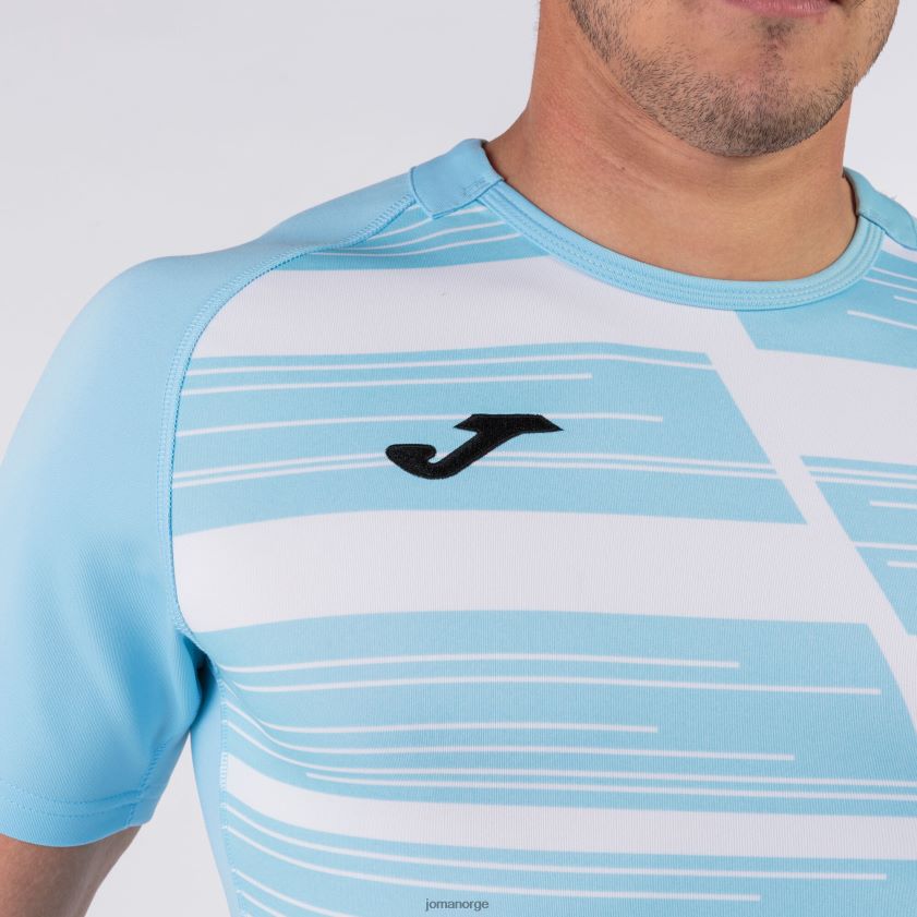 nei Joma skjorte kortermet haka himmelblå hvit FBD0T01400 menn
