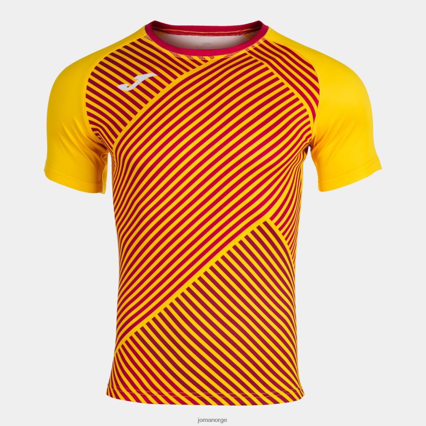 nei Joma skjorte kortermet haka ii gul rød FBD0T03334 menn