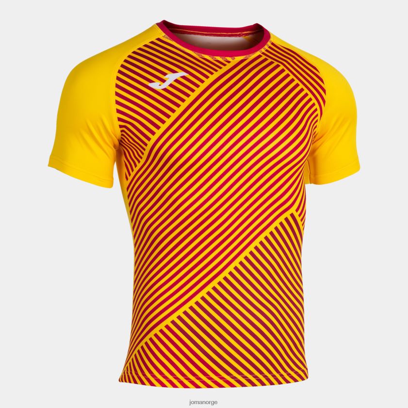 nei Joma skjorte kortermet haka ii gul rød FBD0T03334 menn