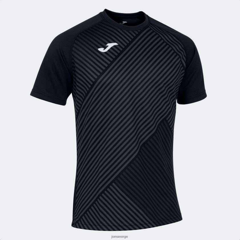nei Joma skjorte kortermet haka ii svart FBD0T0462 menn