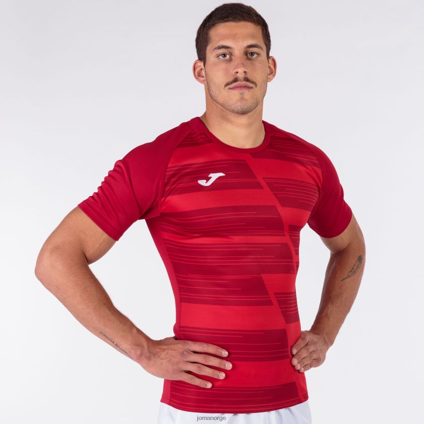 nei Joma skjorte kortermet haka rød FBD0T0923 menn