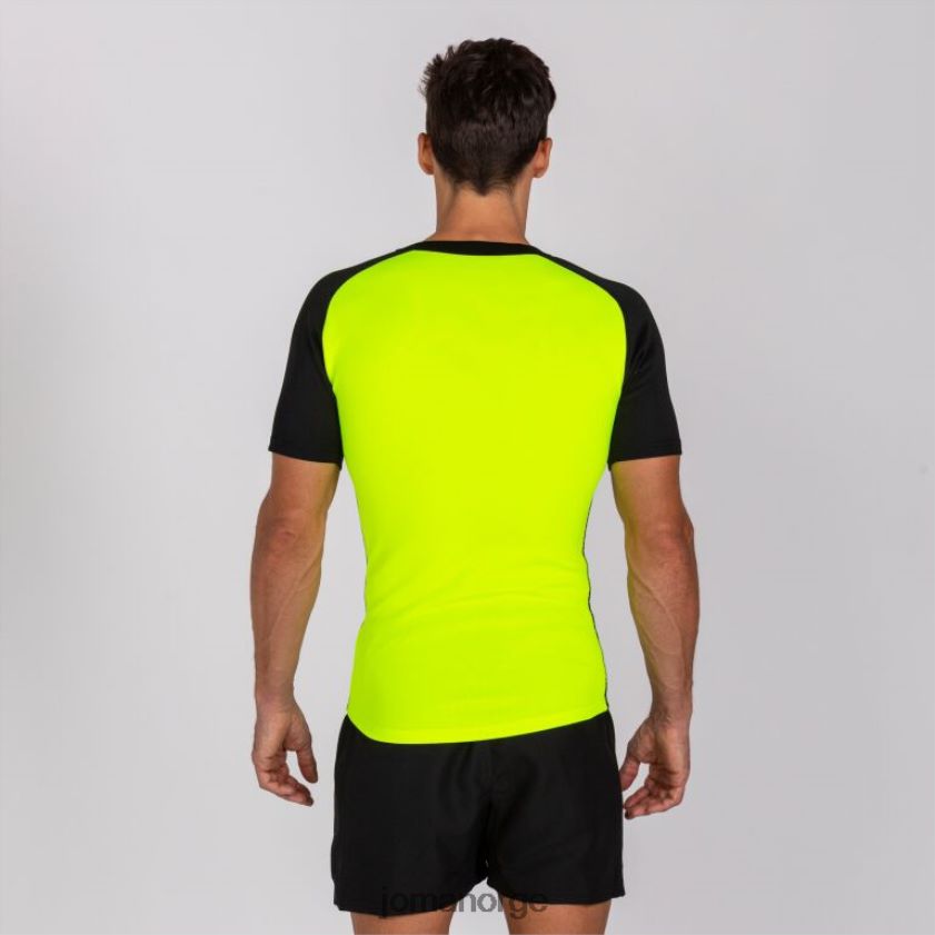 nei Joma skjorte kortermet haka svart gul FBD0T03465 menn