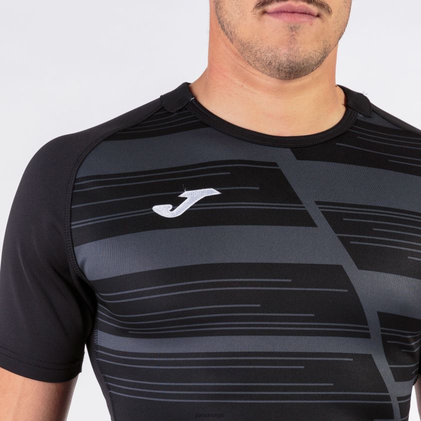 nei Joma skjorte kortermet haka svart mørkegrå FBD0T0797 menn