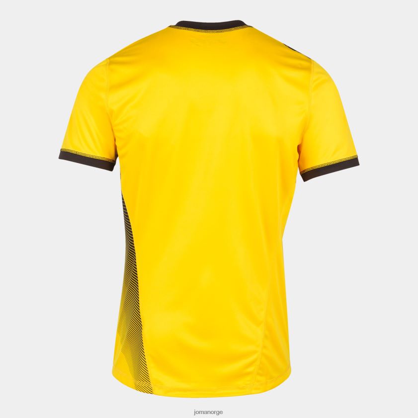 nei Joma skjorte kortermet hispa ii gul svart FBD0T04395 menn