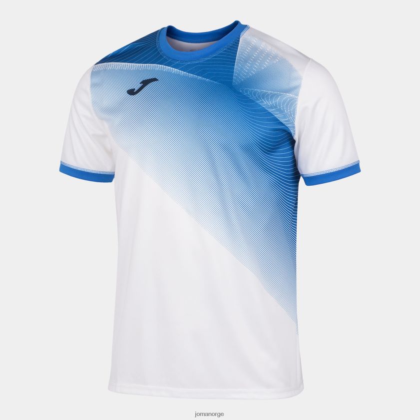 nei Joma skjorte kortermet hispa ii hvit kongeblå FBD0T0973 menn