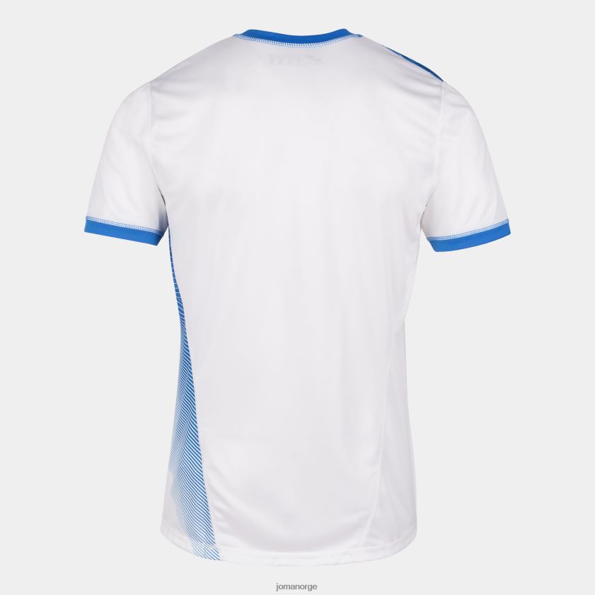 nei Joma skjorte kortermet hispa ii hvit kongeblå FBD0T0973 menn