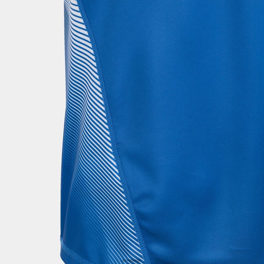 nei Joma skjorte kortermet hispa ii kongeblå hvit FBD0T03396 menn