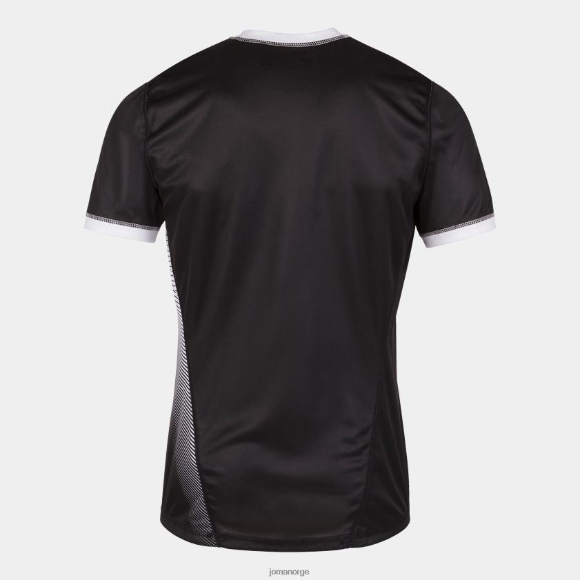 nei Joma skjorte kortermet hispa ii svart hvit FBD0T02944 menn