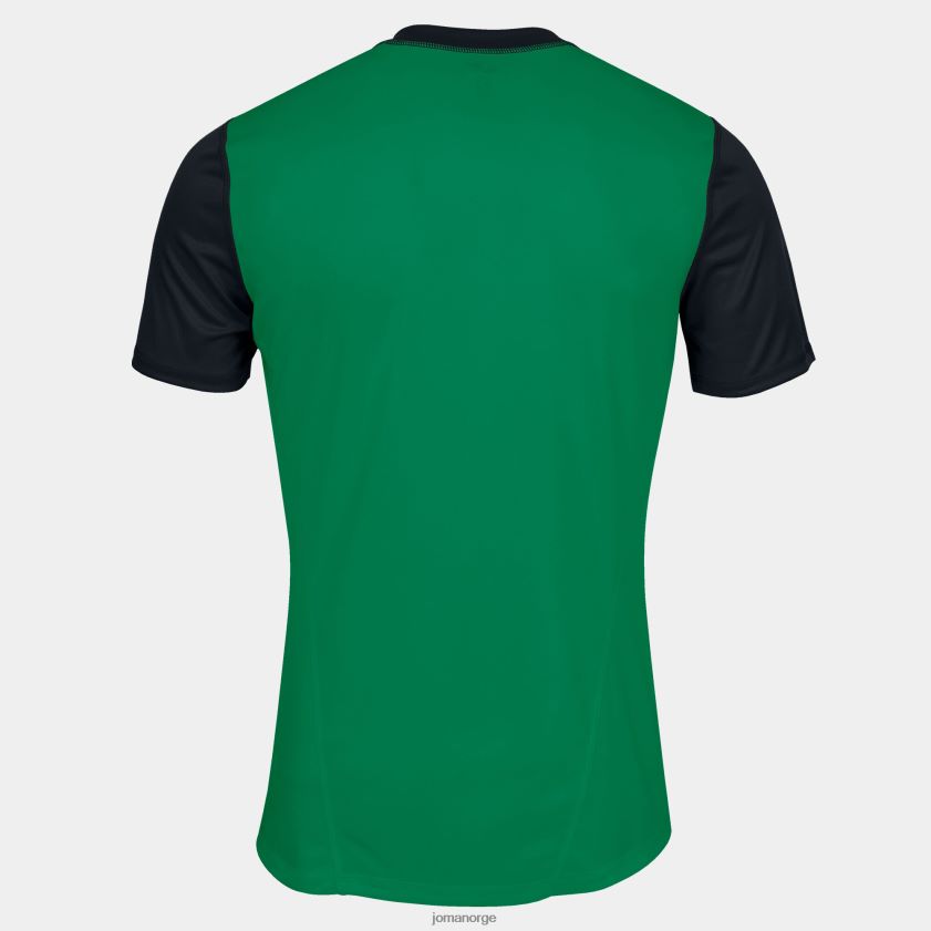 nei Joma skjorte kortermet hispa iv grønn svart FBD0T04645 menn