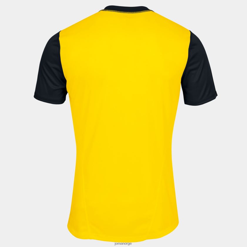 nei Joma skjorte kortermet hispa iv gul svart FBD0T03155 menn