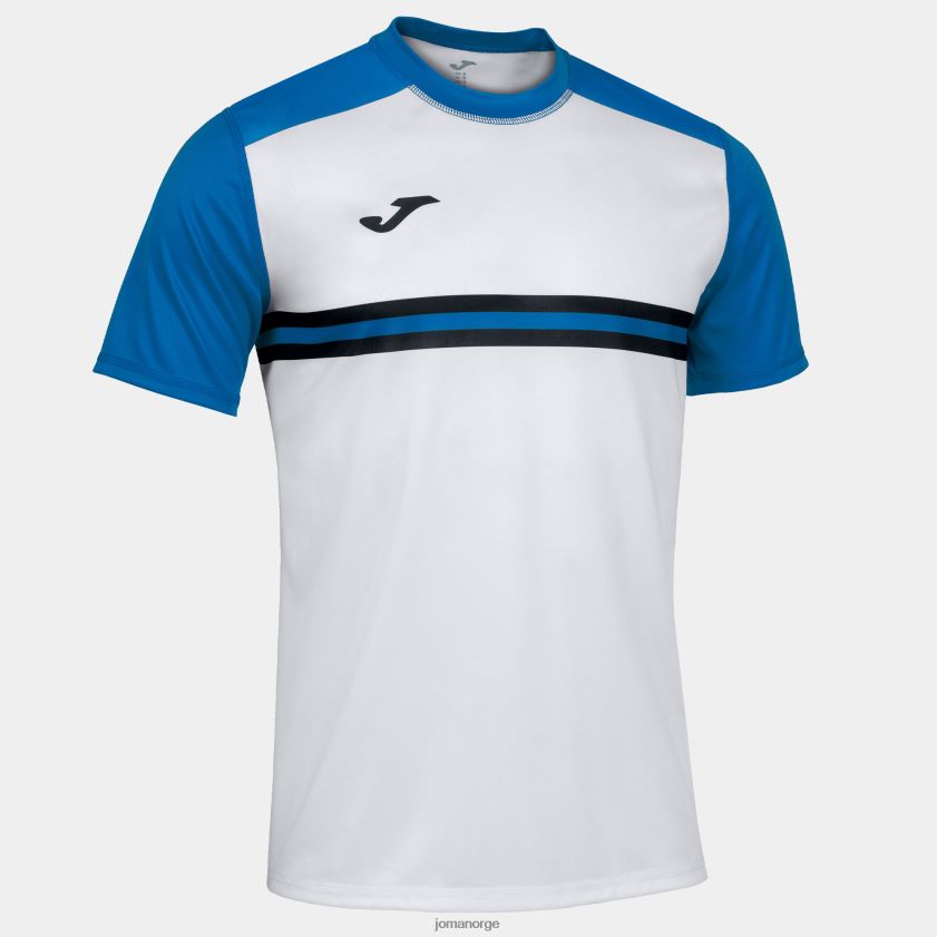nei Joma skjorte kortermet hispa iv hvit kongeblå FBD0T04363 menn