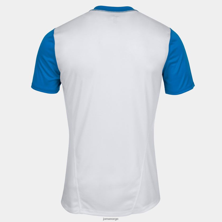 nei Joma skjorte kortermet hispa iv hvit kongeblå FBD0T04363 menn