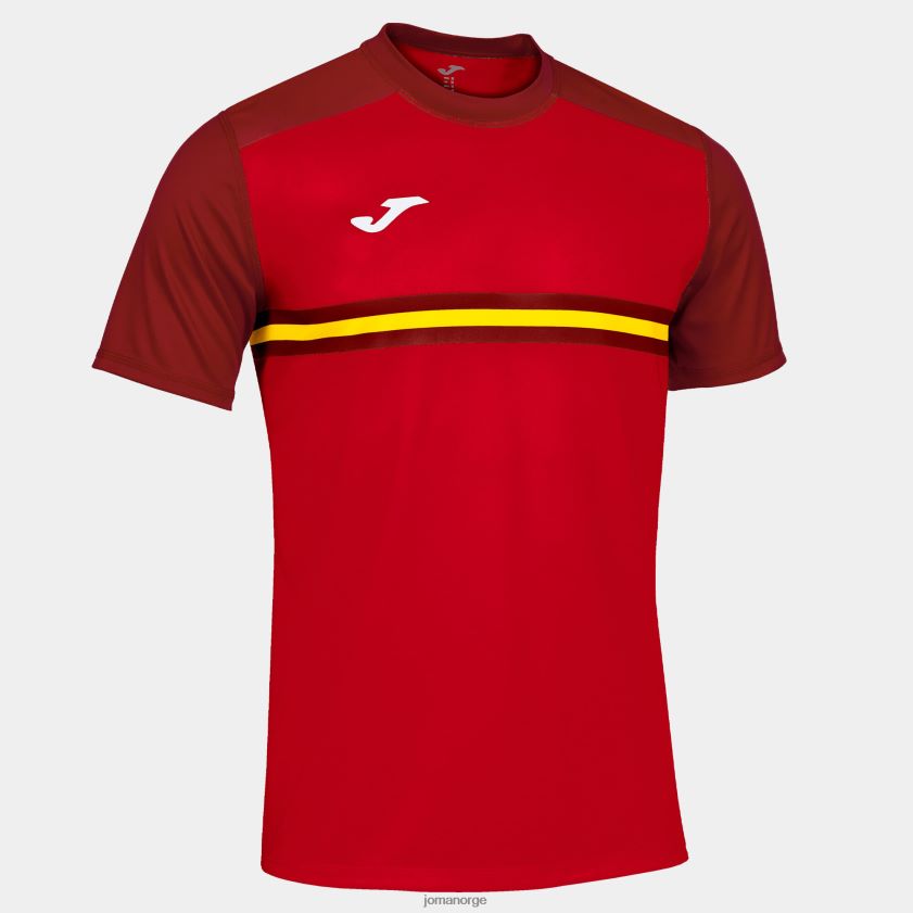 nei Joma skjorte kortermet hispa iv rød FBD0T03154 menn