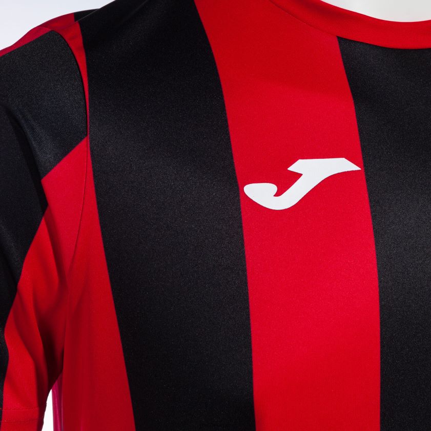 nei Joma skjorte kortermet inter classic rød svart FBD0T0411 menn